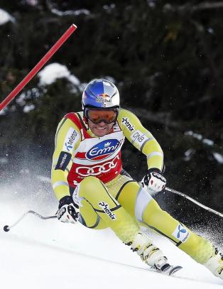 Svindal sl�tt ut i f�rste runde i parallellslal�m