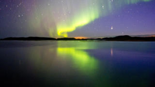 MARS: Nordlys over Steigen i Nord-Norge, et godt alternativ til � jakte Aurora polaris p� Svalbard. Foto: THOMAS RASMUS SKAUG