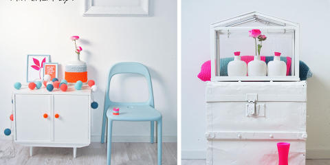 NEON OG PASTELL: I år tør vi mikse knallfarger med sartere toner. FOTO: Marij Hessel NEON OG PASTELL: I år tør vi mikse knallfarger med sartere toner. FOTO: Marij Hessel
