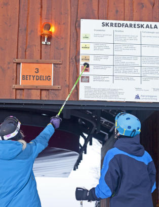 Sn�skredfaren er stor og vil kunne bli enda st�rre