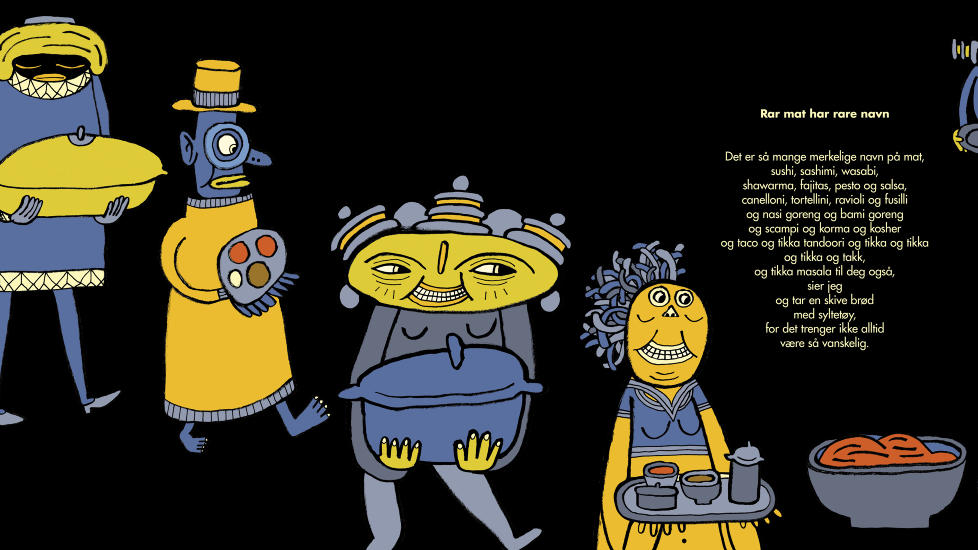 RAR MAT i Gro Dahle og datteren Kaias �Jeg kunne spise en ku�.