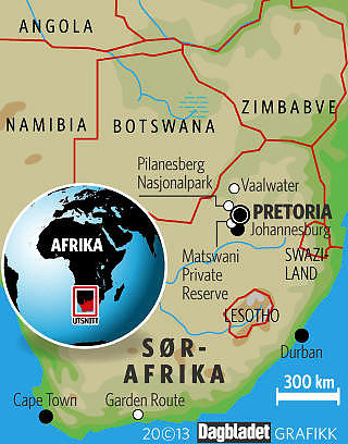 S�R-AFRIKA. Grafikk: KJELL ERIK BERG