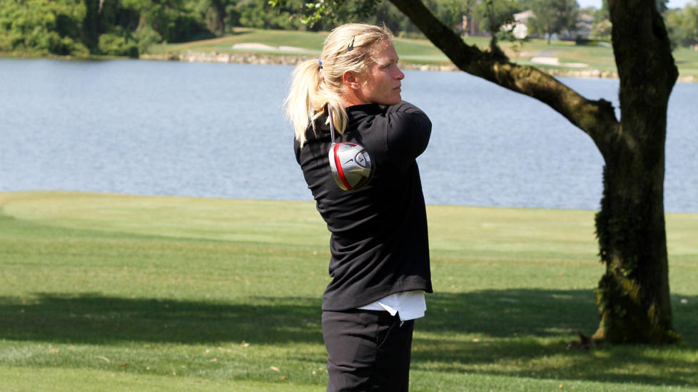 TRENINGSNARKOMAN: Bay Hill er Tuttas treningsbase n�r hun ikke spiller turneringer. Da trener hun gjerne opp mot �tte timer dagen. Foto: PETTER B�IFOT