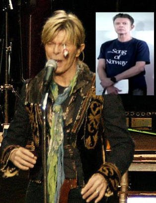 Bowie med kryptisk �norsk� melding