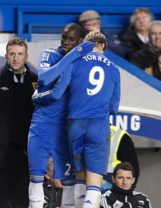 Chelsea-fansen jublet da Torres ble byttet ut