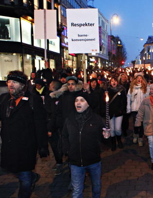 Demonstrerte mot Norges asylpolitikk i 22 byer