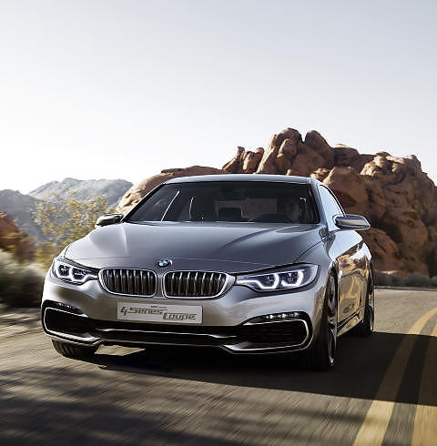 BMW 3-SERIE GT OG 4-SERIE: Den �vanlige� 3-serien fra BMW f�r avleggere. 3-serie GT er en fired�rs-coup� som kommer til sommeren. 4-serie (bildet) er BMWs nye navn p� 3-serieutgaver med to d�rer, og her er det snakk om en coup�- og en kabrioletversjon. Som vanlig for merket st�r kj�reegenskaper i fokus.