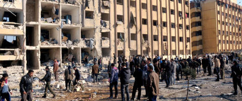 - 80 personer drept i eksplosjon på universitet i Syria