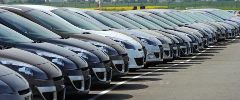 Nybilsalget i Europa p� 1995-niv�