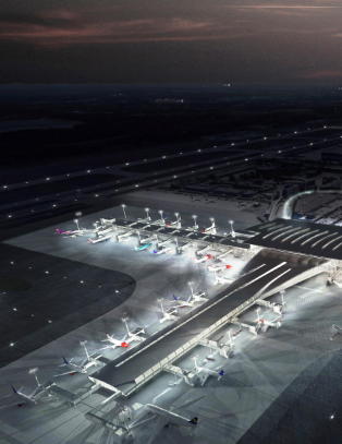 Gardermoen ble gjennombruddet, n� tegner de flyplasser over hele verden
