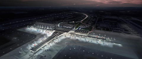 Gardermoen ble gjennombruddet, n� tegner de flyplasser over hele verden