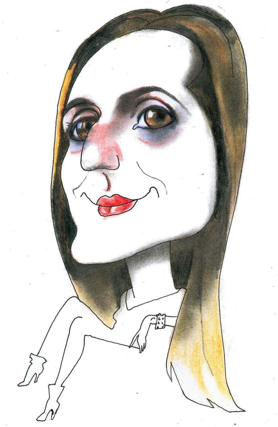 FORVANDLINGEN: M� alle m�dre bli litt kjedeligere damer? Handler det om noe annet enn bare omsorgs, sp�r Trude Ringheim i Magasinet. Illustrasjon:Finn Graff /�rlig talt/ Magasinet