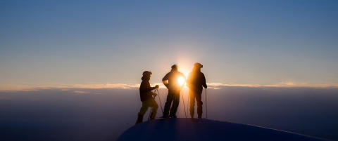 Sol, kaldt og flott i s�r, regn, sludd og sn� i nord