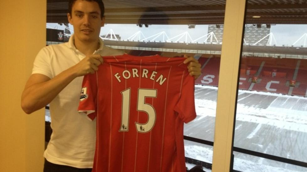 NUMMER 15: Vegard Forren har f�tt draktnummer 15 i Southampton. Foto: Jim Solbakken