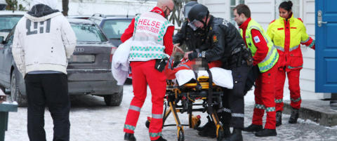 Storaksjon i Tønsberg - kvinne pågrepet for knivstikking