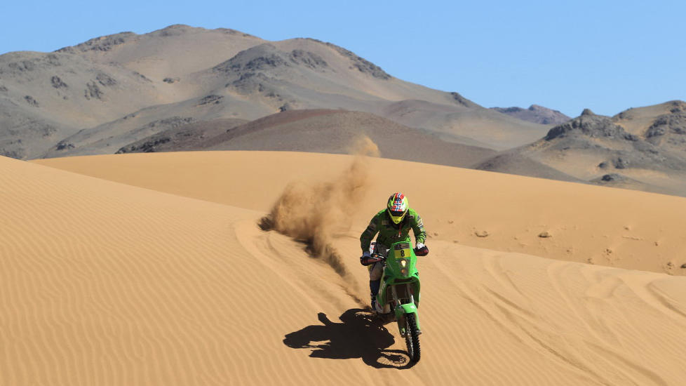 FULLF�RTE FOR TIENDE GANG: P�l Anders Ullev�lseter noterte sin svakeste plassering i sammendraget i Dakar-rallyet, men er likevel godt forn�yd med � ha fullf�rt det t�ffe �rkenrallyet et tosifret antall ganger p� elleve fors�k. Foto: Maindru Photo / Team Ullev�lseter