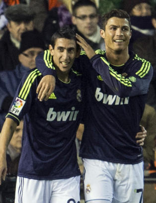 Ronaldo og Di Mar�a scoret to hver i monsteromgang