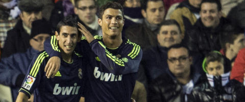 Ronaldo og Di Mar�a scoret to hver i monsteromgang