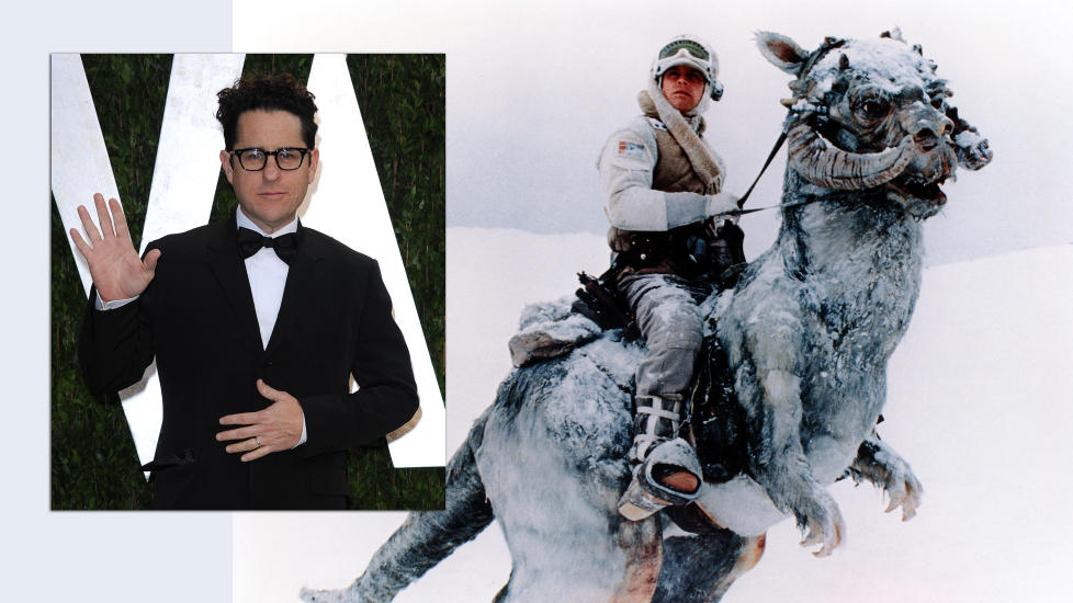 STORT ANSVAR: J. J. Abrams (innfelt) skal v�re mannen som lager nye oppf�lgere til Star Wars-filmene, med blant annet Mark Hamill i rollen som Luke Skywalker. Foto: Stella Pictures