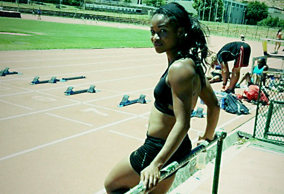 P� TRENINGSLEIR: Ezinne Okparaebo har akkurat kommet hjem til Norge fra treningsleiren i Stellenbosch i S�r-Afrika. Foto: Privat