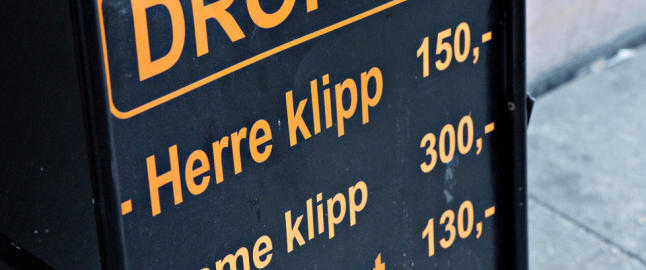 - Likestillingskampen st�r ikke om fris�rpriser