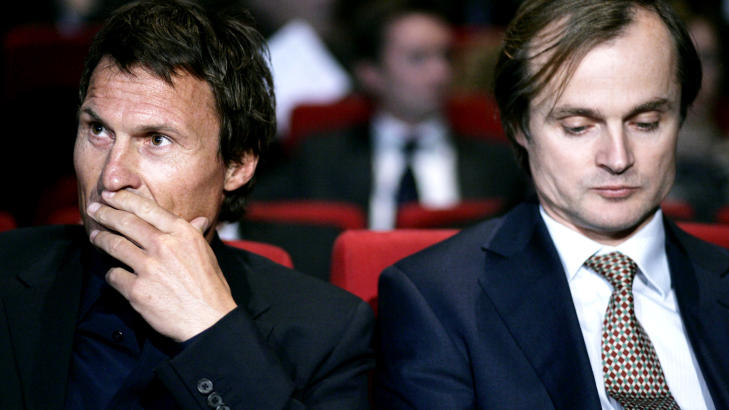 - MER PEILING P� AKSJER ENN KLIMA: 
�Jeg er superstolt av Gunhild, kronikken beviser for meg at �ystein har mer peiling p� aksjer enn global oppvarming�, skriver Petter Stordalen (t.v.) om sin kones kronikk om vennen �yvind Stray Spetalen. Foto: KYRRE LIEN/NTB SCANPIX