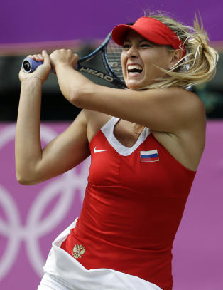 Sjarapova er h�ylytt som en motorsag