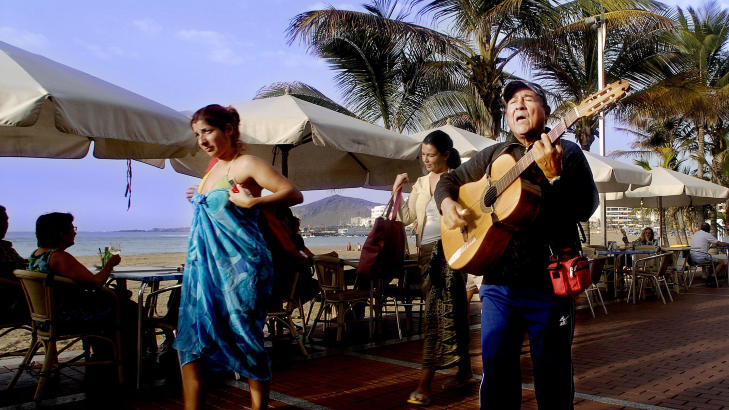 GRAN CANARIA:   Las Palmas er en storby med kunst, kultur og en lang strandpromenade. Foto: JOHN TERJE PEDERSEN