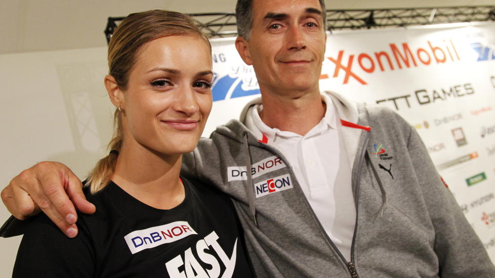 G�R EGNE VEIER: Christina Vukicevic har bestemt seg for � satse p� sitt eget treningsopplegg uten faren Petar. Foto: ERIK JOHANSEN / NTB SCANPIX