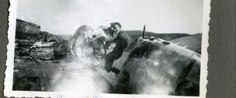 Britene gravde ned tyske fly i Norge