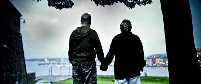 - Christoffers mor trakk seg vekk fra stefaren, det var han som pratet