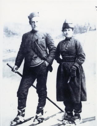 Nansen gikk ogs� p� koseskitur i marka