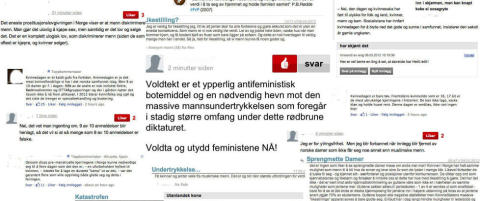 - Jeg vil takke alle rasistene og kvinnehaterne