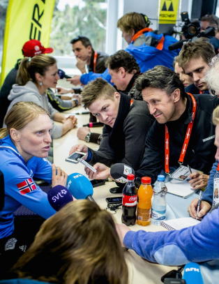 Her blir Tora Berger �overfalt� av svensk presse