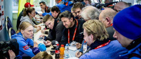 Her blir Tora Berger �overfalt� av svensk presse