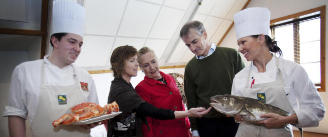 Her er Jonas p� fisketur med USAs mest popul�re politiker