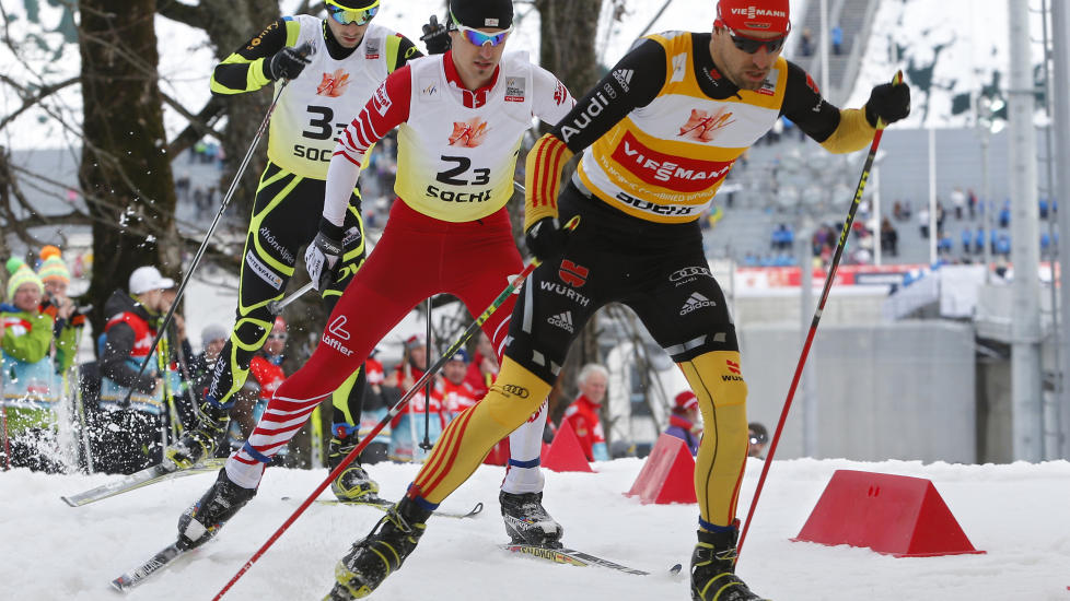 BEST: Bj�rn Kircheisen (t.h) gikk seg opp �tte plasser. Foto: AP Photo/Dmitry Lovetsky/NTB scanpix