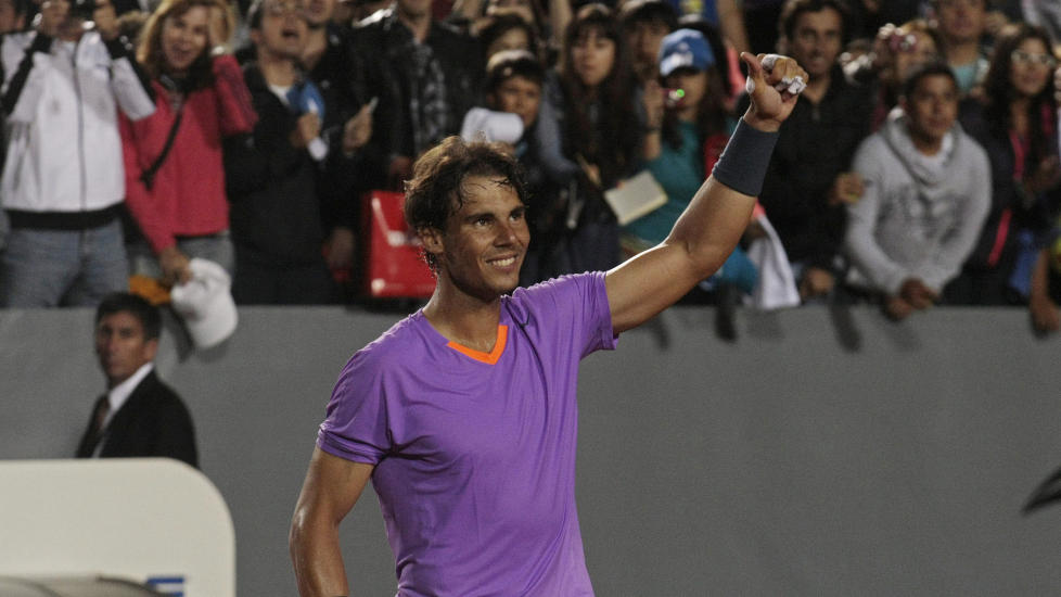 TILBAKE: Rafael Nadal har v�rt ute i syv m�neder med kneproblemer - n� er han endelig tilbake i form. Foto: AP Photo/Luis Hidalgo/NTB scanpix