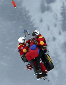 Vonn har operert kneet etter det alvorlige fallet