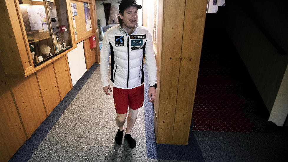 OPTIMIST: Kjetil Jansrud h�per � v�re tilbake i l�ypa raskere enn forespeilet. Foto: Bj�rn Langsem / DAGBLADET.
