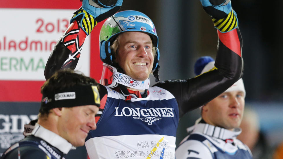 MYE VIL HA MER: Ted Ligety g�r for gull p� storslal�m. Tidligere i dette VM tok han gull p� super-G og superkombinasjonen. Foto: REUTERS/Leonhard Foeger/NTB scanpix