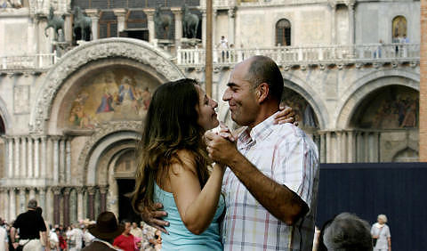 VENEZIA:  Italia kommer ogs� h�yt p� romantikklista. Foto: GEIR B�LSTAD