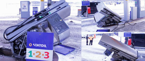 Slik gikk det da en turist fylte bensin i Troms�