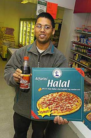 75 000 MUSLIMER: For noen �r tilbake s� norske kj�ttprodusenter markedspotensialet som ligger i muslimene som bor i Norge. N� er meieriene p� vei etter. Foto: SCANPIX