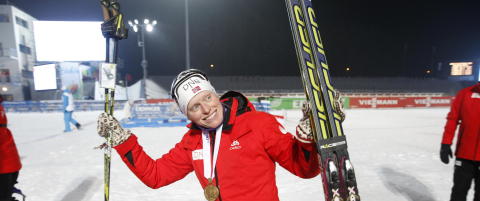 - Jeg har ikke f�tt noen gratulasjoner fra Lars, 
men han har v�rt opptatt med IBU-cup