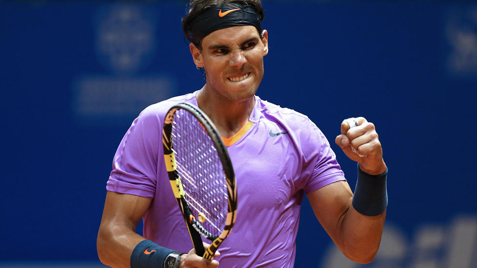  SEIG MATCH:  Spanske Nadal brukte nesten to timer p� � vinne  6-3, 6-7, 6-1 over sin 27-�rige motstander, som er nummer 111 p� ATP-rankingen. Foto: AP / Andre Penner