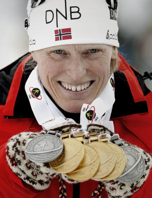 Her er medaljene som 
gj�r Tora historisk