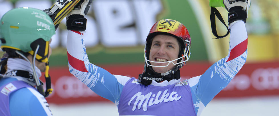 Hirscher med VM-gull p� hjemmebane