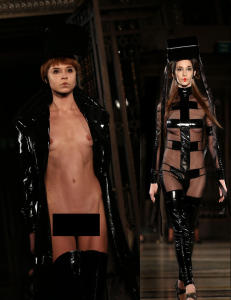 Britisk designer sjokkerte med nakne modeller