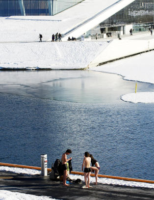 Isbadet ved Operaen
